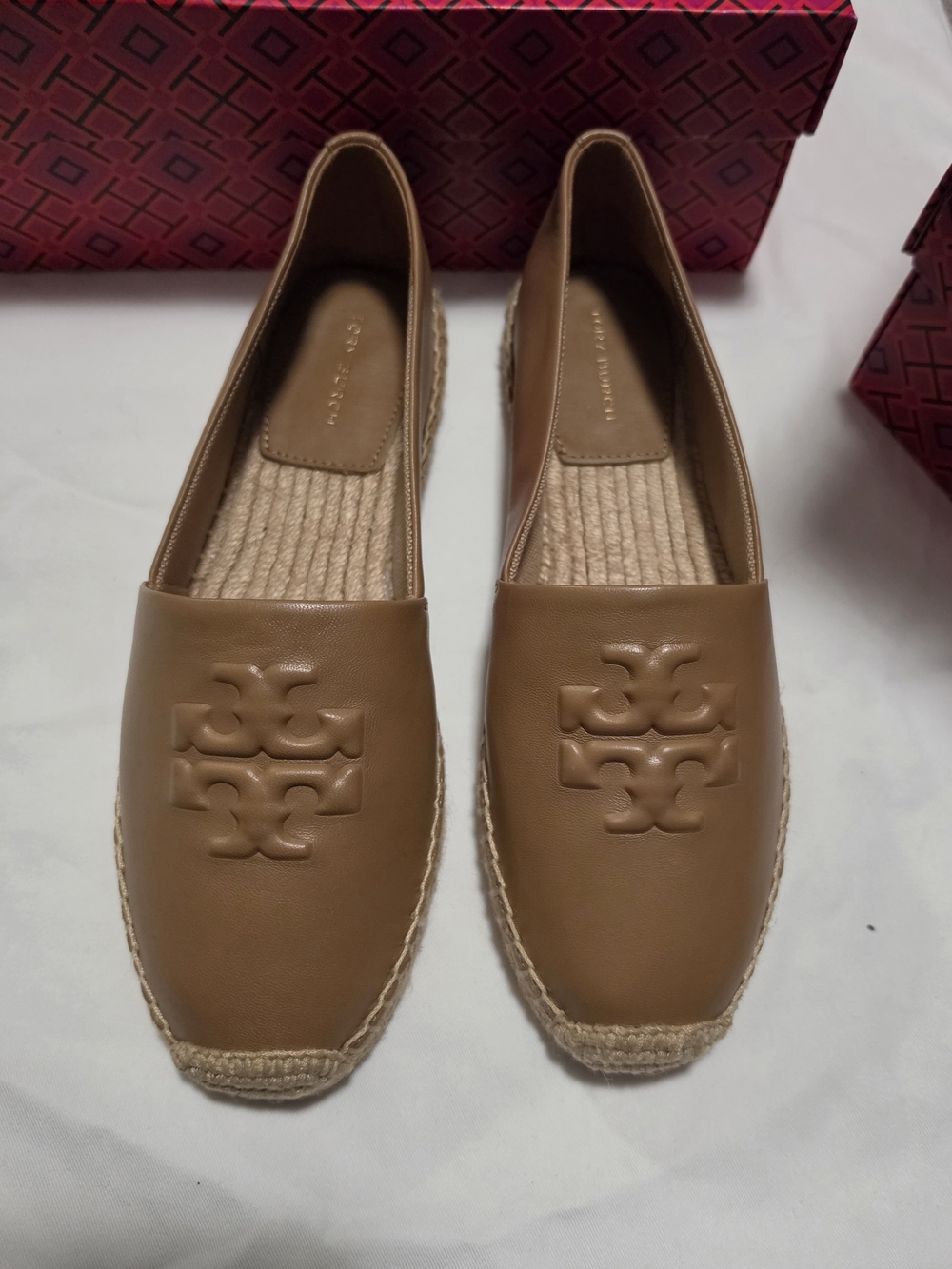 Tory Burch Everly Espadrille Flat — Brown-Tiramisu